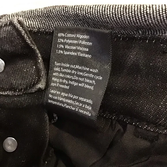 Risen Medium Women's Black Denim Shortalls Overalls Shorts Distressed RDS6059 - Picture 10 of 11